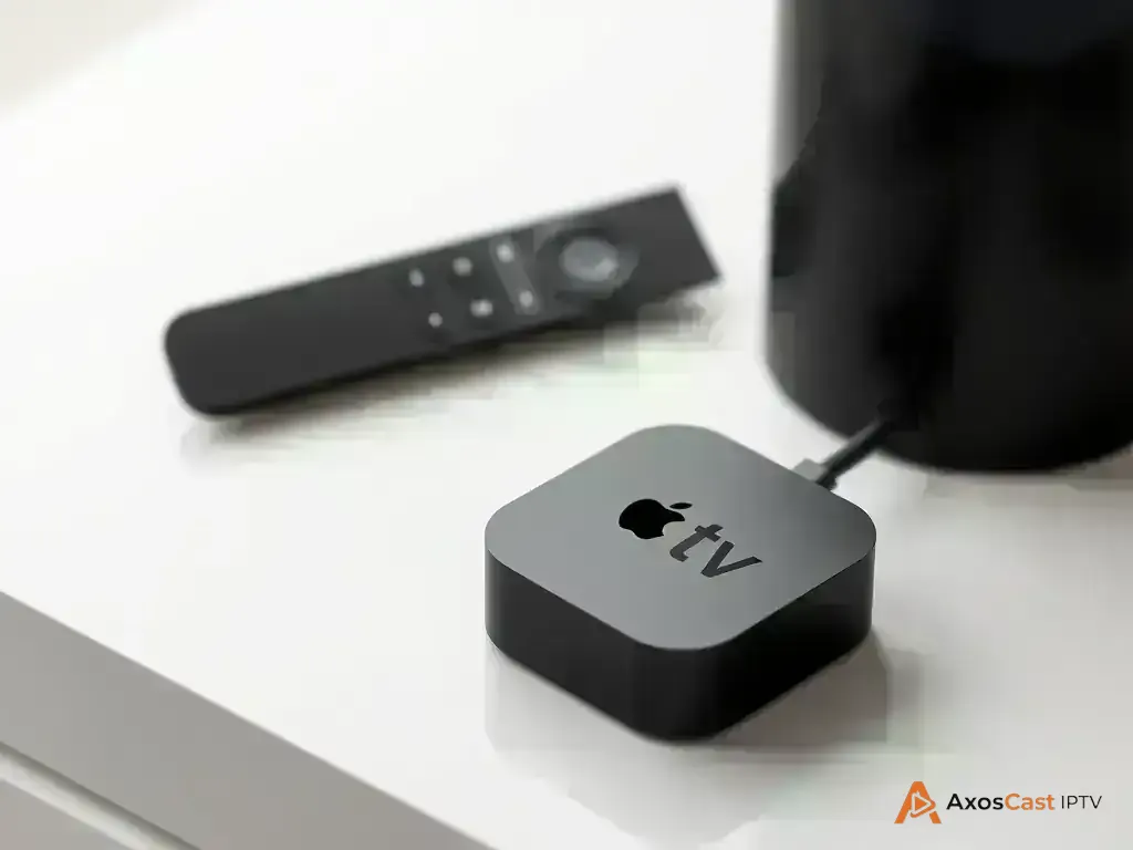 Apple TV 4K device with Siri remote